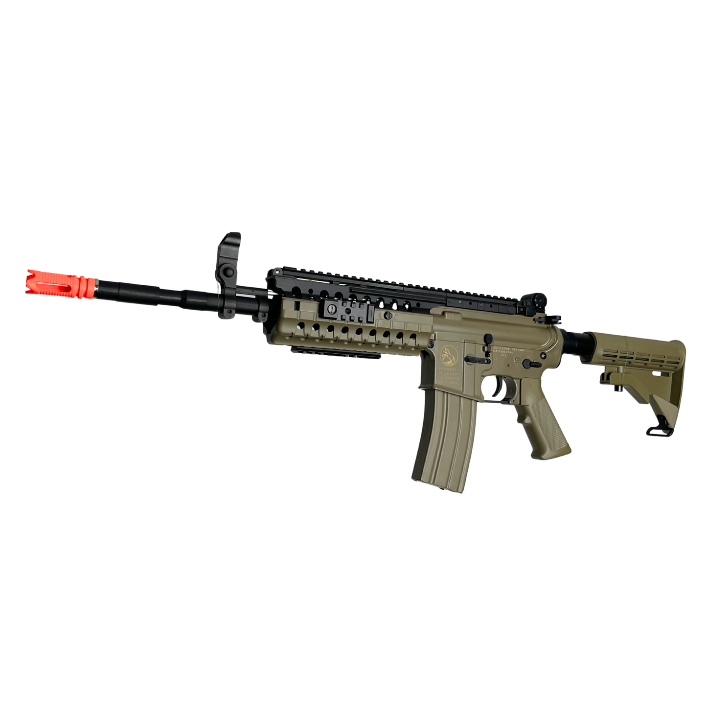 Double Bell Tan M4SS Tactical Rifle - Gel Blaster