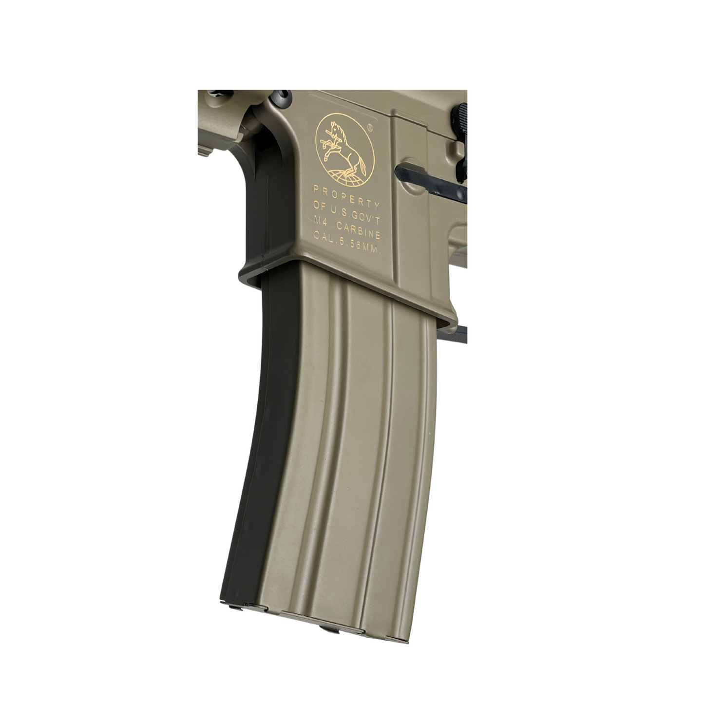 Double Bell Tan M4SS Tactical Rifle - Gel Blaster